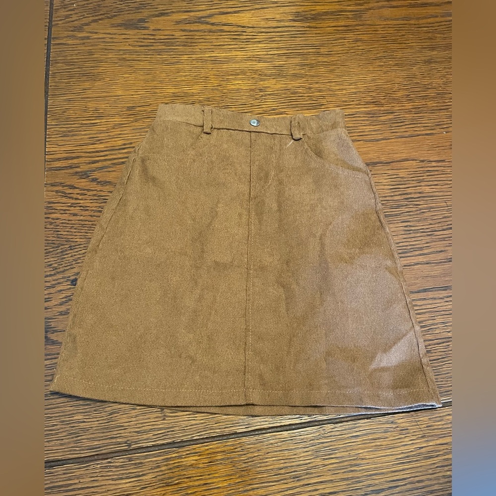 Chic Tan Kids Skirt